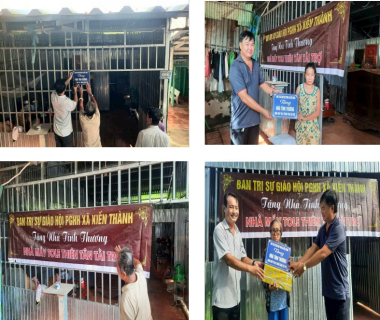 Thiên Tân AG tài trợ cất nhà tình thương 